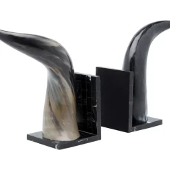 Deko & Geschenkartikel|KARE Design Buchstutze Horns (2/Set)