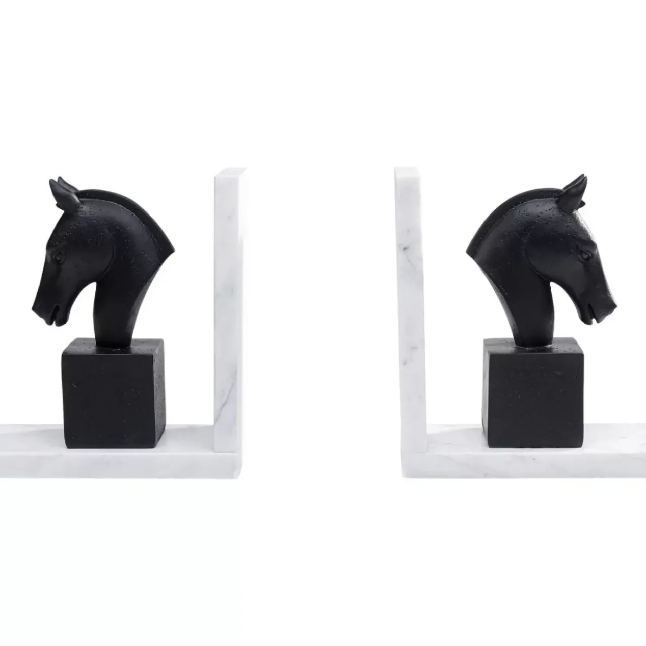 Deko & Geschenkartikel|KARE Design Buchstutze Horse (2/Set)