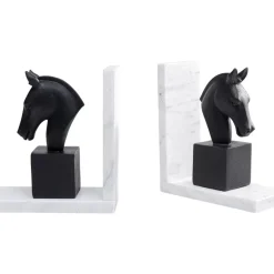 Deko & Geschenkartikel|KARE Design Buchstutze Horse (2/Set)