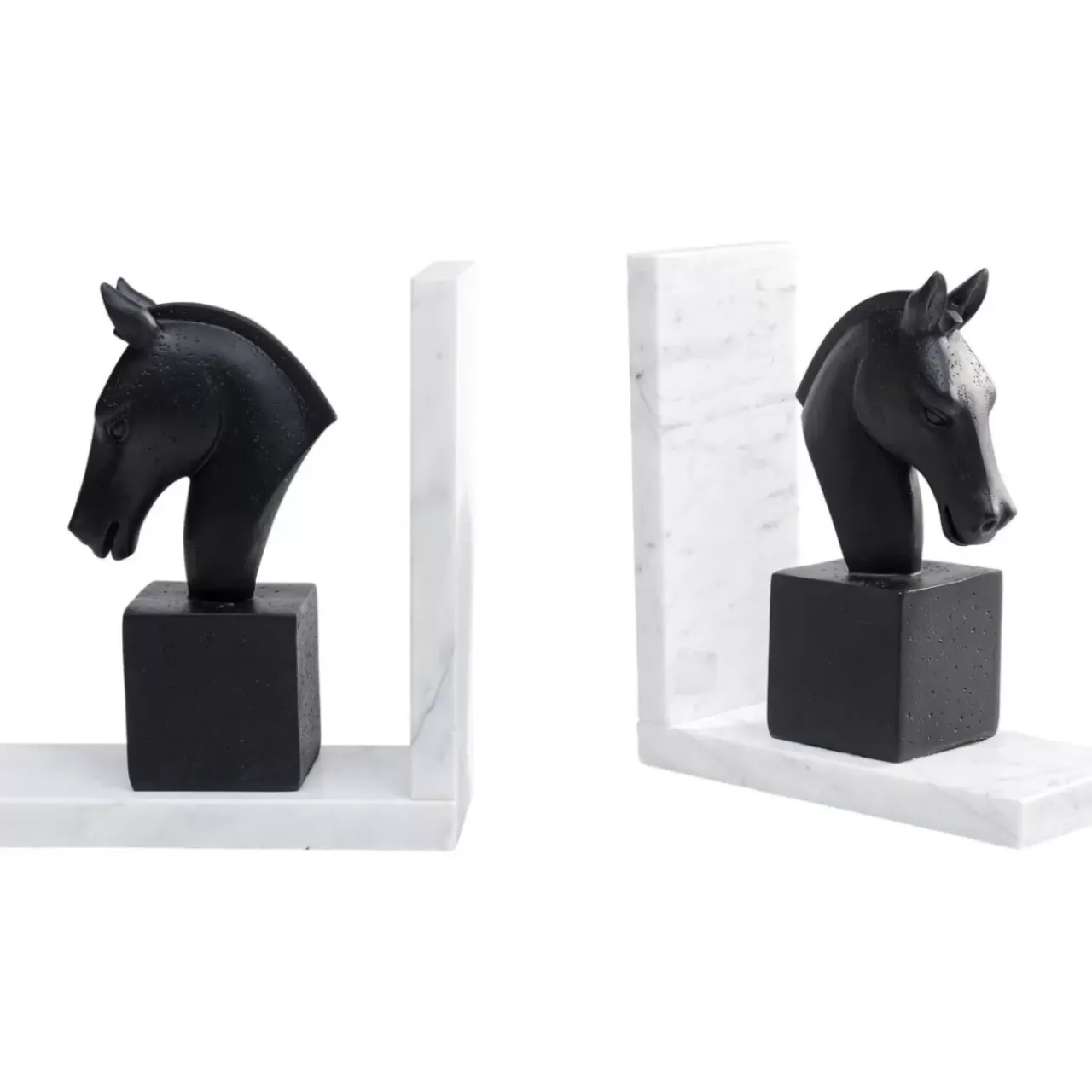 Deko & Geschenkartikel|KARE Design Buchstutze Horse (2/Set)
