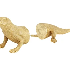 Deko & Geschenkartikel|KARE Design Buchstutze Lizard (2/Set)