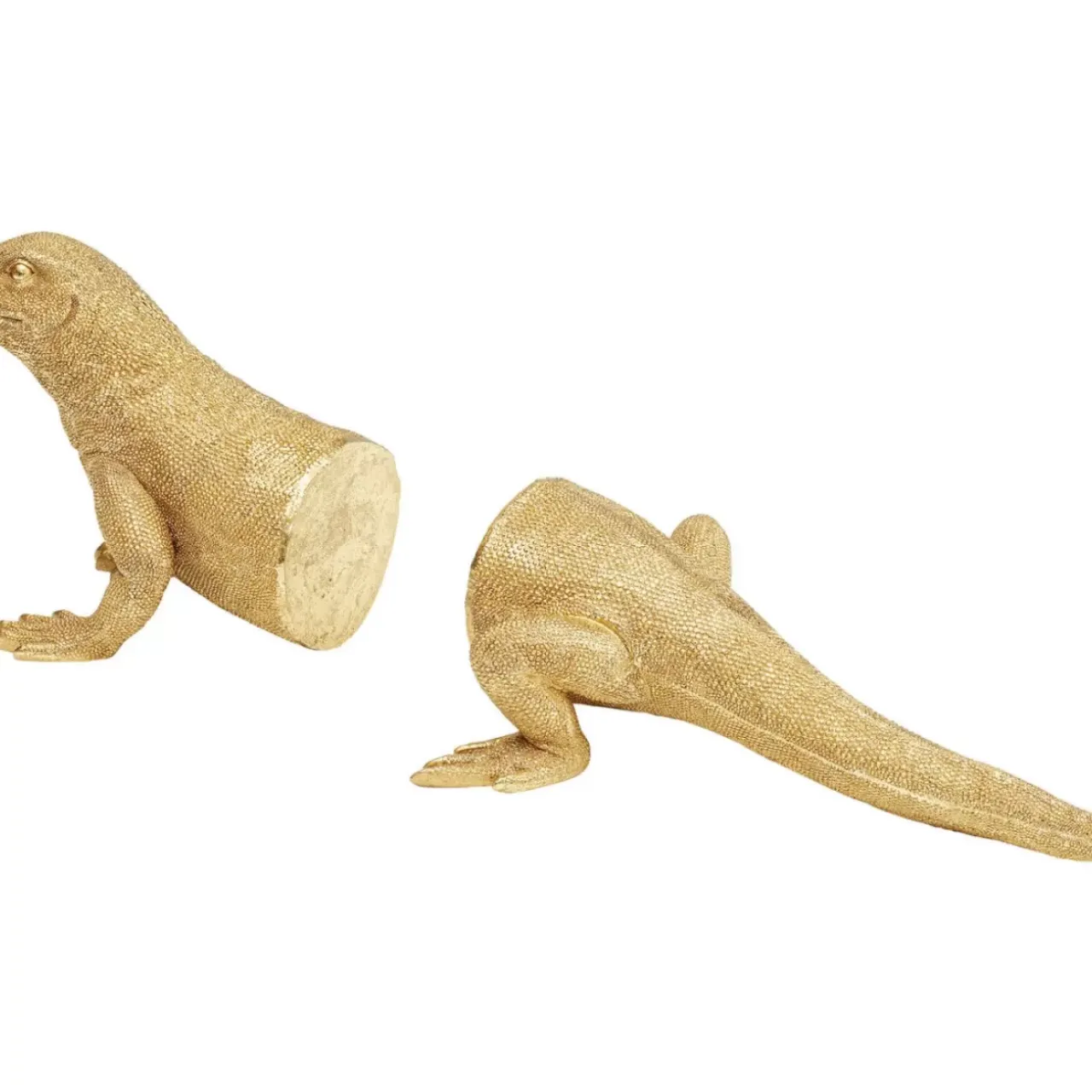 Deko & Geschenkartikel|KARE Design Buchstutze Lizard (2/Set)