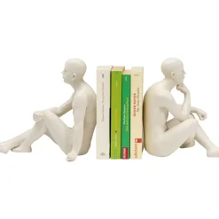 Deko & Geschenkartikel|KARE Design Buchstutze Meditating Man (2/Set)
