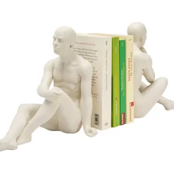 Deko & Geschenkartikel|KARE Design Buchstutze Meditating Man (2/Set)