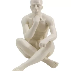 Deko & Geschenkartikel|KARE Design Buchstutze Meditating Man (2/Set)