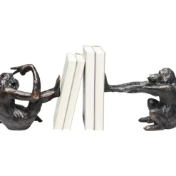 Deko & Geschenkartikel|KARE Design Buchstutze Monkey (2/Set)