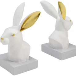 Deko & Geschenkartikel|KARE Design Buchstutze Rabbit (2/Set)