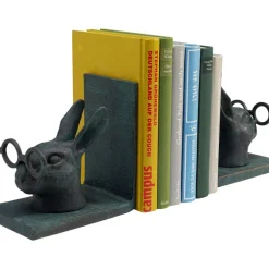 Deko & Geschenkartikel|KARE Design Buchstutze Smart Rabbit (2/Set)
