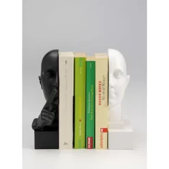 Deko & Geschenkartikel|KARE Design Buchstutze Volto Nose (2/Set)