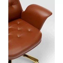 Stühle|KARE Design Burodrehstuhl Brady Messing