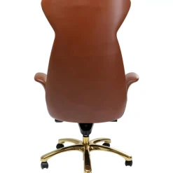Stühle|KARE Design Burodrehstuhl Brady Messing