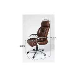Stühle|KARE Design Burodrehstuhl Cigar Lounge