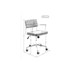 Stühle|KARE Design Burodrehstuhl Dottore Grey