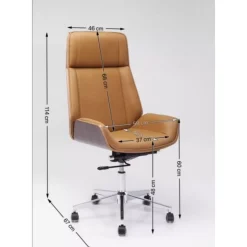 Stühle|KARE Design Burodrehstuhl High Bossy