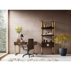 Stühle|KARE Design Burodrehstuhl Labora Braun