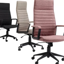Stühle|KARE Design Burodrehstuhl Labora High Pebble
