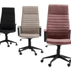 Stühle|KARE Design Burodrehstuhl Labora High Pebble