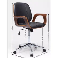 Stühle|KARE Design Burodrehstuhl Patron Walnut