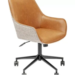 Stühle|KARE Design Burostuhl Monica Braun