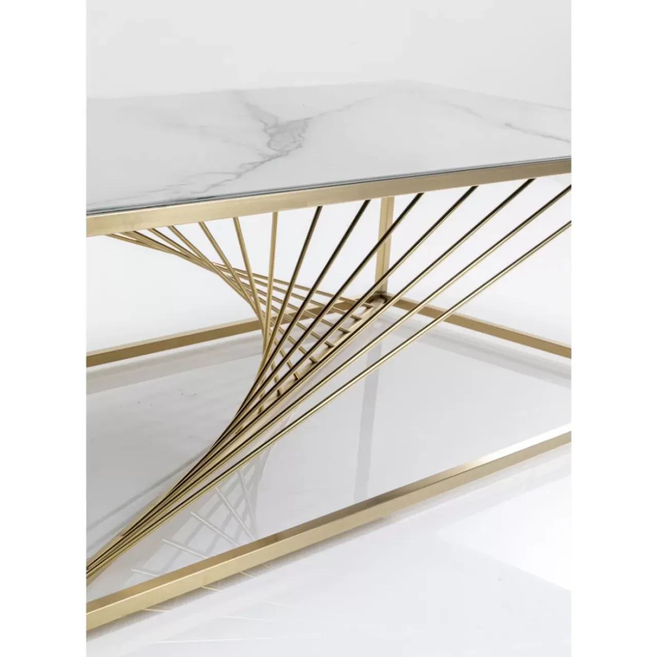 Tische|KARE Design Couchtisch Art Marble Glass 140X70Cm
