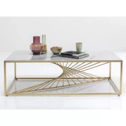 Tische|KARE Design Couchtisch Art Marble Glass 140X70Cm