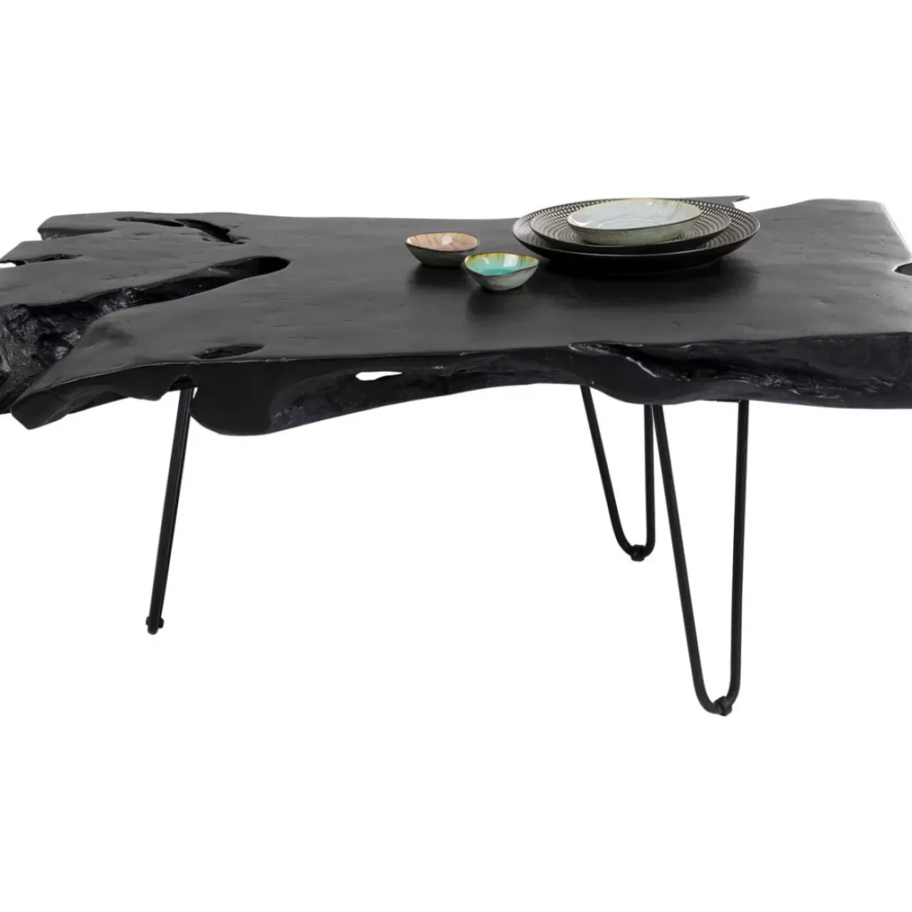 Tische|KARE Design Couchtisch Aspen Schwarz 100X40