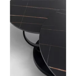 Tische|KARE Design Couchtisch Beverly Schwarz 133X80Cm