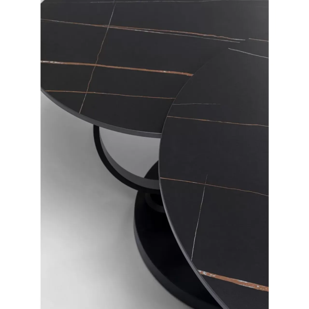 Tische|KARE Design Couchtisch Beverly Schwarz 133X80Cm