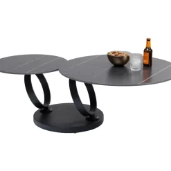 Tische|KARE Design Couchtisch Beverly Schwarz 133X80Cm