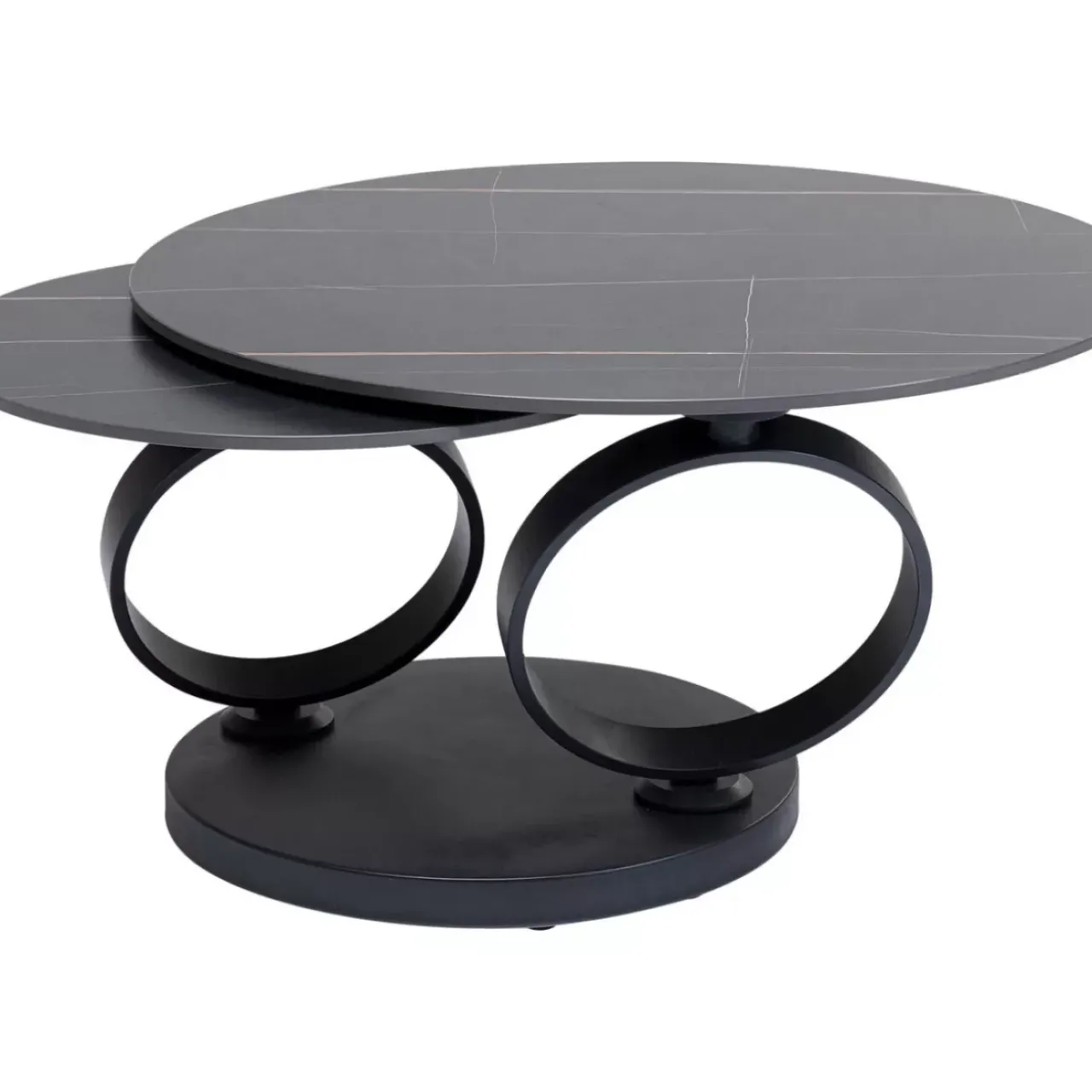 Tische|KARE Design Couchtisch Beverly Schwarz 133X80Cm