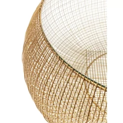 Tische|KARE Design Couchtisch Cesta Gold