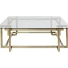 Tische|KARE Design Couchtisch Clara Gold 120X120