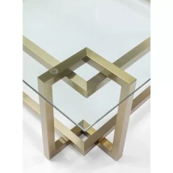 Tische|KARE Design Couchtisch Clara Gold 120X120