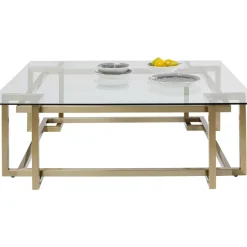 Tische|KARE Design Couchtisch Clara Gold 120X120