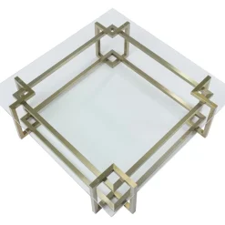 Tische|KARE Design Couchtisch Clara Gold 120X120