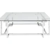 Tische|KARE Design Couchtisch Clara Silber 120X120Cm