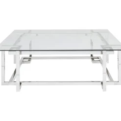Tische|KARE Design Couchtisch Clara Silber 120X120Cm