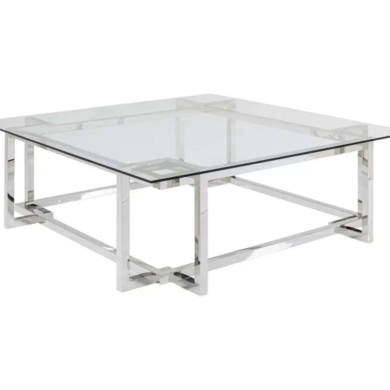Tische|KARE Design Couchtisch Clara Silber 120X120Cm