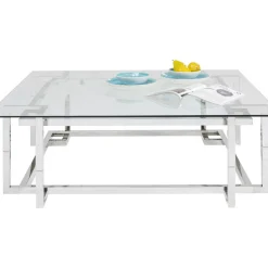 Tische|KARE Design Couchtisch Clara Silber 120X120Cm