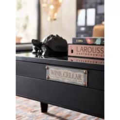 Tische|KARE Design Couchtisch Collector Schwarz 122X55Cm