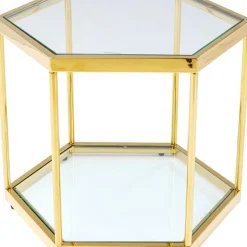 Tische|KARE Design Couchtisch Comb Gold 45
