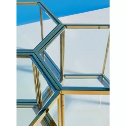Tische|KARE Design Couchtisch Comb Gold 45