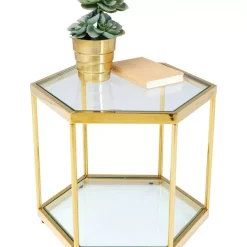 Tische|KARE Design Couchtisch Comb Gold 45