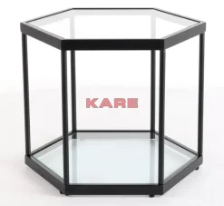 Tische|KARE Design Couchtisch Comb Schwarz 45Cm