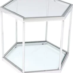 Tische|KARE Design Couchtisch Comb Silber 45