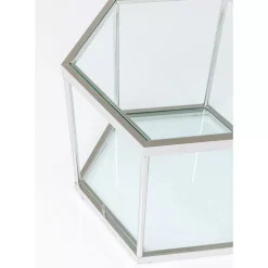 Tische|KARE Design Couchtisch Comb Silber 45