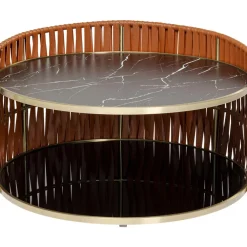 Tische|KARE Design Couchtisch Copper O86Cm