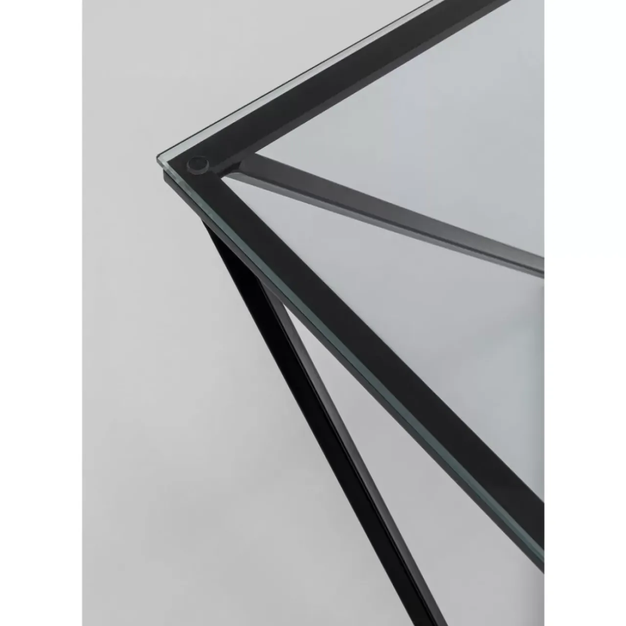 Tische|KARE Design Couchtisch Cristallo Schwarz 80X80Cm