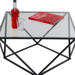 Tische|KARE Design Couchtisch Cristallo Schwarz 80X80Cm