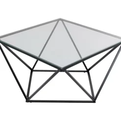 Tische|KARE Design Couchtisch Cristallo Schwarz 80X80Cm